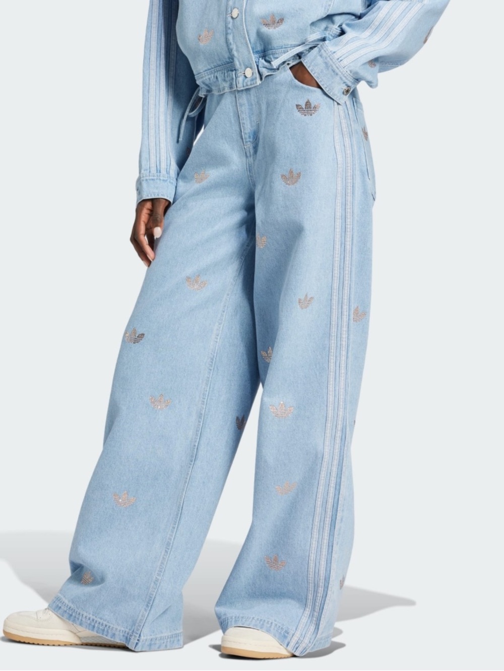 Like New adidas Rhinestone Denim